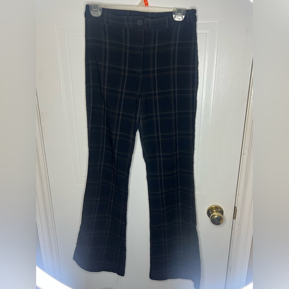 Plaid Garage Stretchy Dress Pants